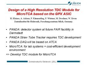 Tdc circuit