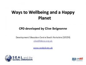 Happy planet index