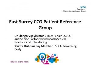 East surrey ccg