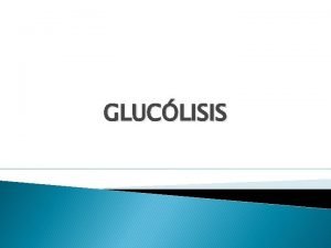 Glucogenolisis