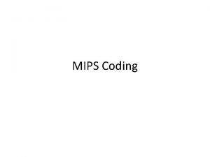 MIPS Coding Exercise the bubble sort 992020 week