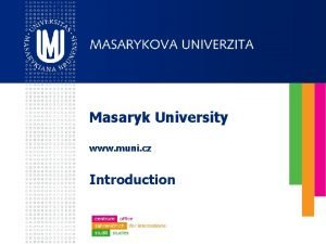 Masaryk university prague