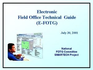 Electronic Field Office Technical Guide EFOTG July 30