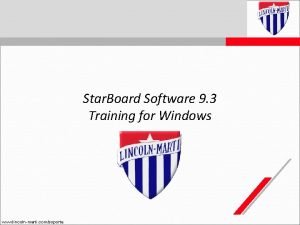 Star Board Software 9 3 Training for Windows