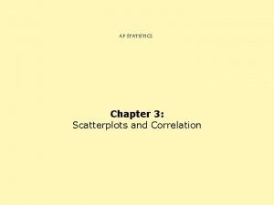 Ap statistics chapter 3