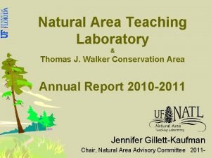 Uf natural area teaching lab