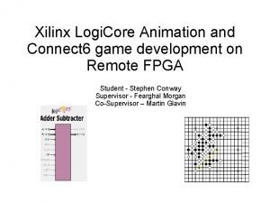 Xilinx Logi Core Animation and Connect 6 game