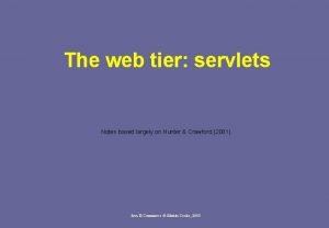 Servlets notes Servlets notes