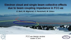 Electron cloud and single beam collective effects due