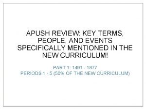 Review exercise terms and events answer key