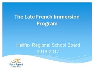 French immersion halifax