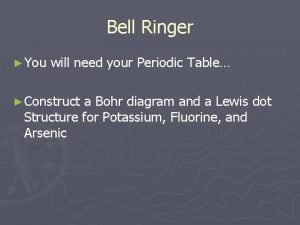 Periodic table bell ringer