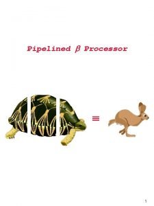 Pipelined b Processor 1 Recap Unpipelined b XAdr