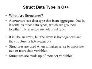 What are structure