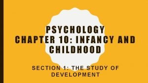 Chapter 10 infancy and childhood review worksheet answers