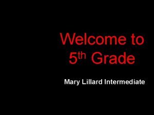 Mary lillard intermediate school
