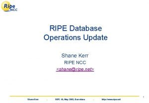 Kerr database