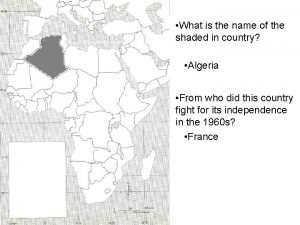 What is shaded