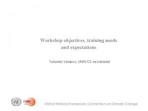 Workshop expectations