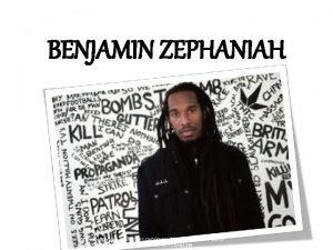 Benjamin zephaniah childhood facts Benjamin zephaniah childhood facts