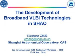 The Development of Broadband VLBI Technologies in SHAO