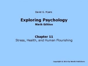 Psychology ninth edition david g myers