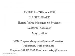 Ansi eia 748