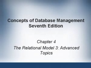 Database system concepts seventh edition