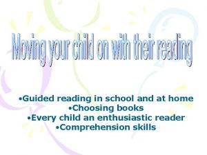 How to develop reading skills in students