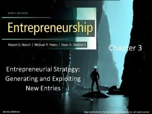 Chapter 3 Entrepreneurial Strategy Generating and Exploiting New