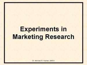 Experimental research design types Experimental research design types