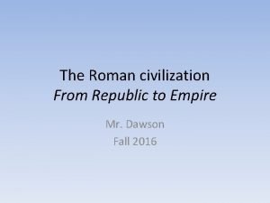 Roman republic at its height