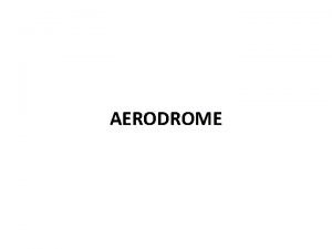Aerodrome reference temperature