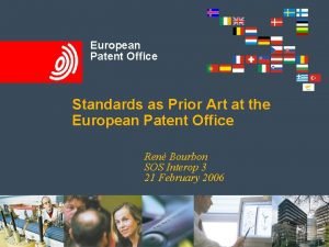 European Patent Office Standards as Prior Art at