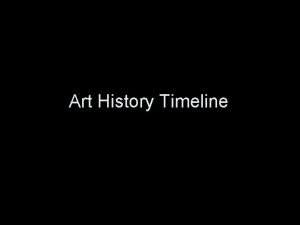 Prehistoric art timeline