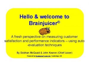 Brainjuicer