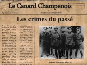 Le Canard Champenois Vendredi 12 decembre 1959 Page