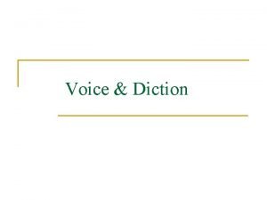 Diction refers to _____.