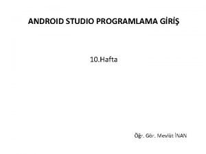 Android studio
