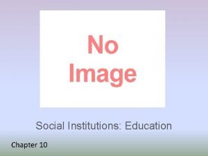 Social institution education