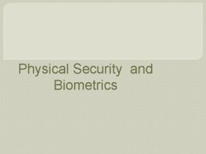 Definisi physical security