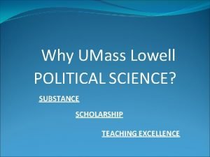 Uml political science