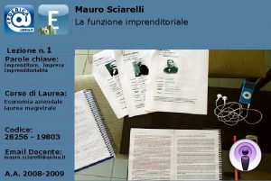 Docenti unina sciarelli