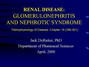 Acute glomerulonephritis causes