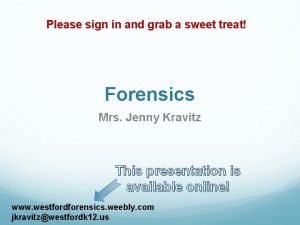 Please sign in and grab a sweet treat