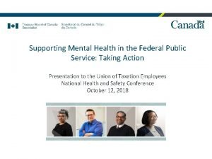 Federal public service workplace mental health strategy