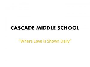 Cascade middle school tn