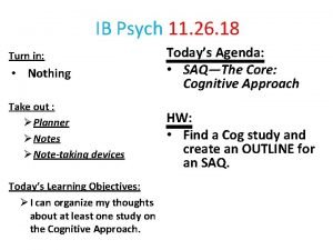 Ib psychology command terms