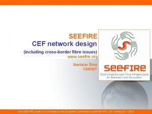 Fibre network design