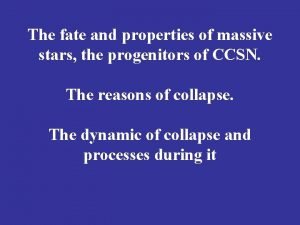 The fate and properties of massive stars the